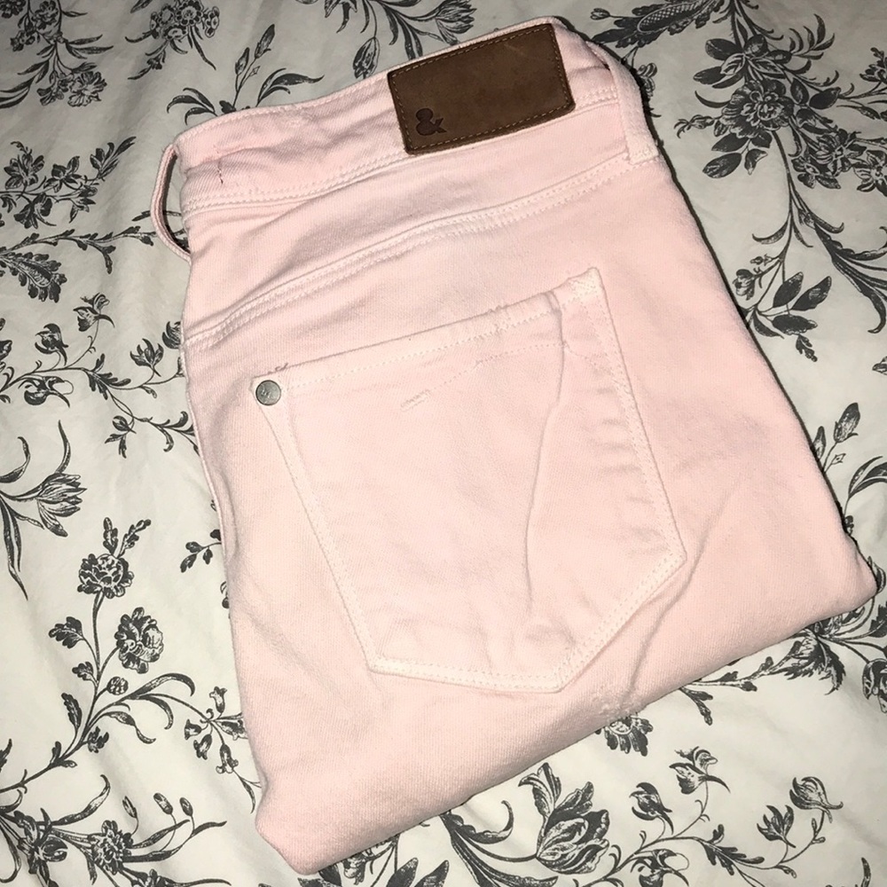 Light pink skinny jeans H&M size 27